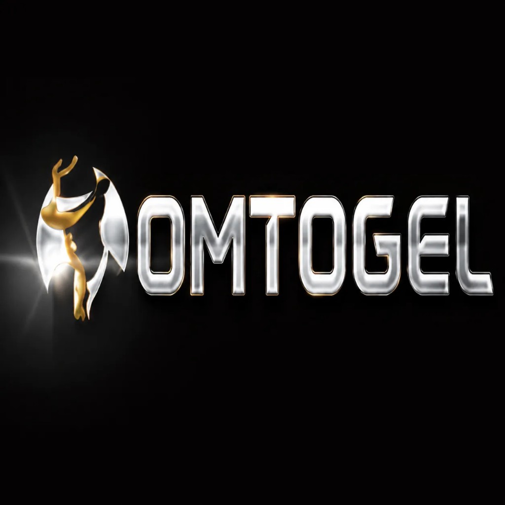OMTOGEL - Rusa Emas-Perak, Huruf OMTOGEL Chrome, Bukan Naga